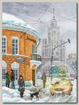 Рисунок на канве МАТРЕНИН ПОСАД арт.37х49 - 1724 Яузский бульвар