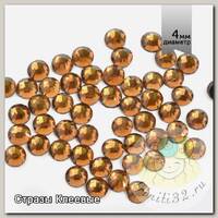 Стразы IDEAL клеевые арт.SS-16 (3,8-4,0 мм) цв. SMOKED TOPAZ уп.1440 шт.