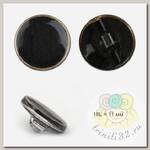 Пуговицы пластик TBY.B301 цв.05 черный 18L на ножке 30шт