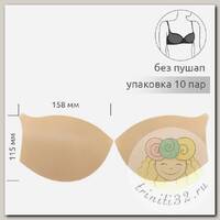 Чашечки под бретель р.75 B (S) без пуш-ап TBY-F6 телесный 02 уп.10 пар