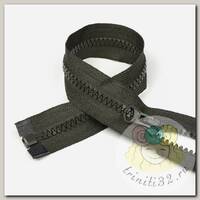Молния Mzip трактор №8 1 замок усил.зв., 75см, цв.F328 хаки уп.50шт