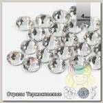 Стразы термоклеевые Xirius 8+8 граней SS16 (3,8-4,0 мм) арт.HF16-01 цв.Crystal, уп.1440шт