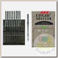 Иглы для промышленных швейных машин ORGAN арт.DCx27 № 100 для оверлочных  уп.10 игл
